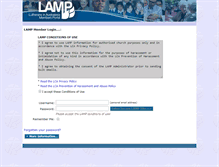 Tablet Screenshot of lamp.lca.org.au